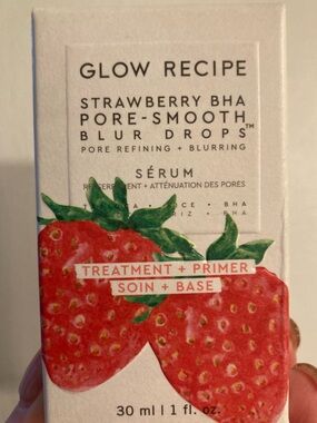 2/$45 💸 Glow Recipe Strawberry BHA Pore-Smooth Blur Drops